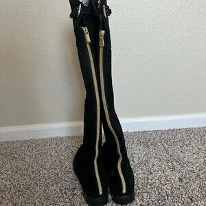 Boots With The Back Zipper Size 7